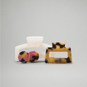 Lululemon Claw Hair Clips Set, 4 Pack